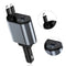 100W Car Charger Car Super Fast Charge Flash Charging, Telescopic Cable Four-In-One Point Smoker Car Charging