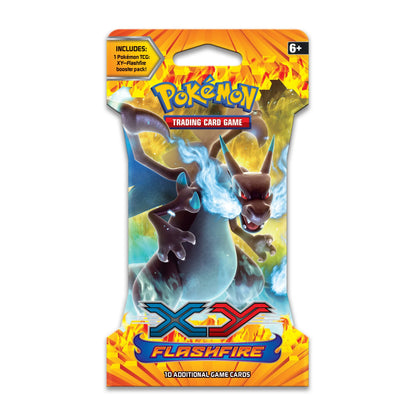 Trading Card Game XY Flashfire Hanger Booster Pack