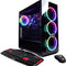 Gamer Xtreme VR Gaming PC, Intel Core I5-9400F 2.9Ghz, NVIDIA Geforce GTX 1660 6GB, 8GB DDR4, 240GB SSD, 1TB HDD, Wifi Ready & Win 10 Home (Gxivr8060A8, Black)